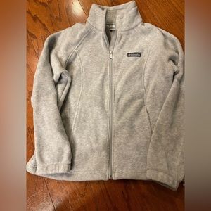 Columbia gray zip up jacket